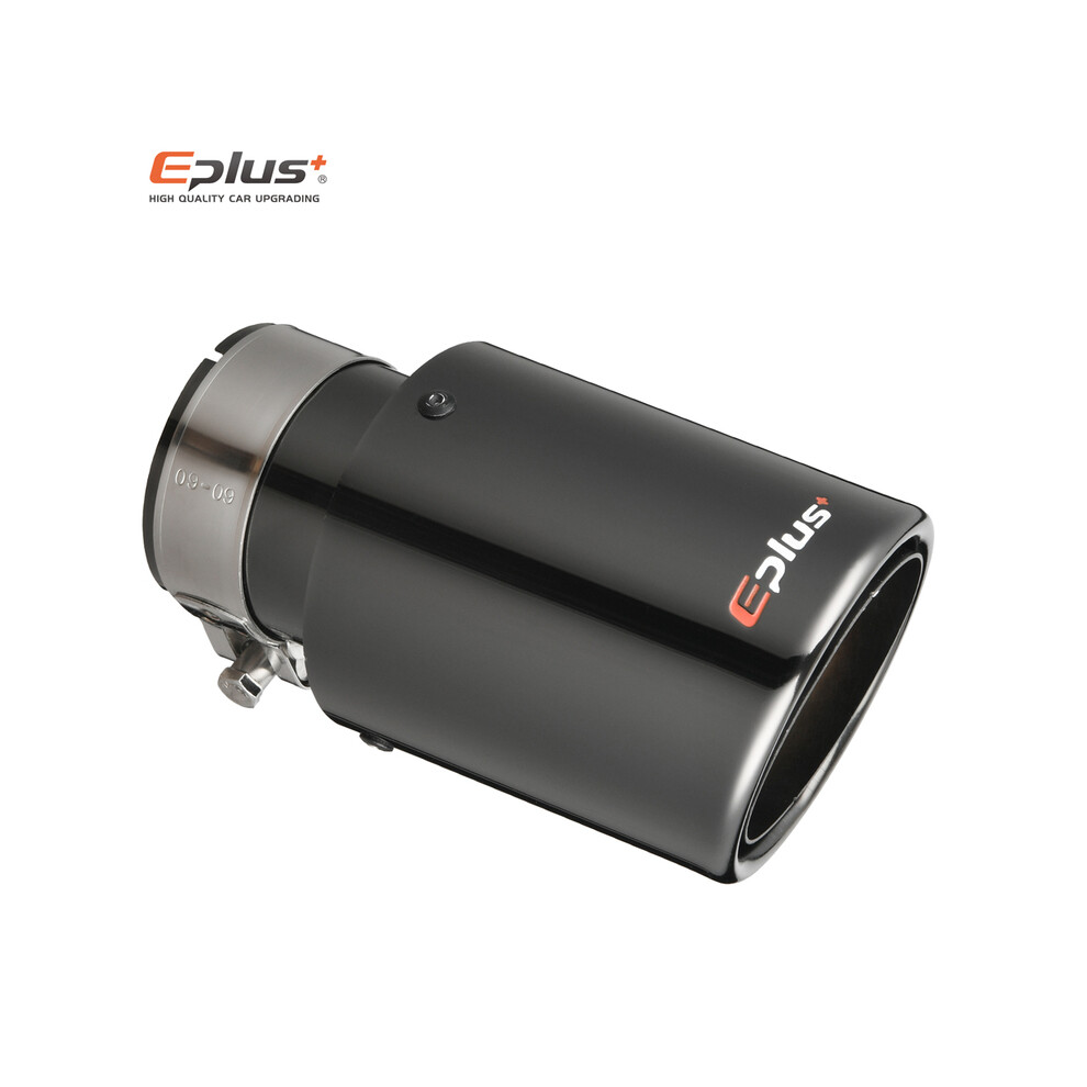 (57Mm-76Mm) Eplus Car Stainless Steel Muffler Tip Exhaust System Universal Crimping Decoration Exhaust Pipe Mufflers For Akrapovic Blue 9351214360321