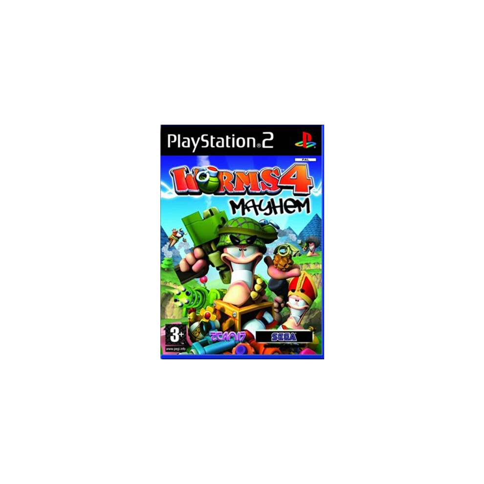 Worms 4: Mayhem Used Playstation 2 Game 4012160202329