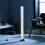 Litecraft Glow Galaxy Floor Lamp Colour Changing LED Base - Chrome 9