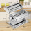 Manual Pasta Maker Machine, Stainless Steel Pasta Roller and Cutter 2