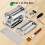 Manual Pasta Maker Machine, Stainless Steel Pasta Roller and Cutter 4