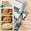 Manual Pasta Maker Machine, Stainless Steel Pasta Roller and Cutter 6