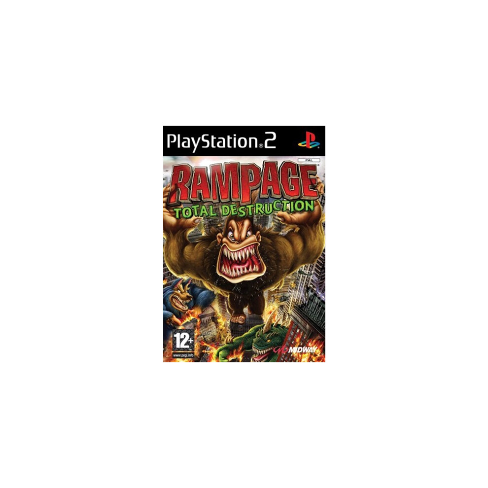 Rampage Total Destruction Used Playstation 2 Game