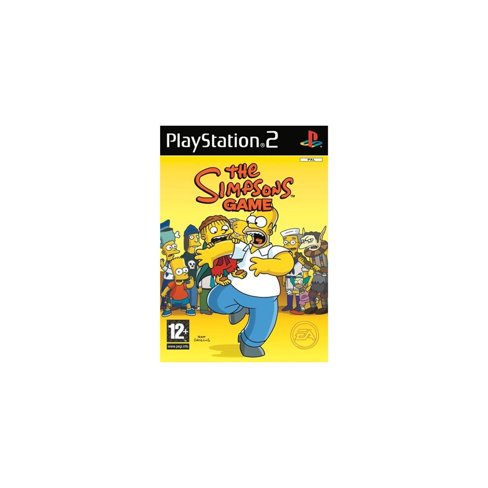 Nintendo Simpsons Game Used Playstation 2 Game
