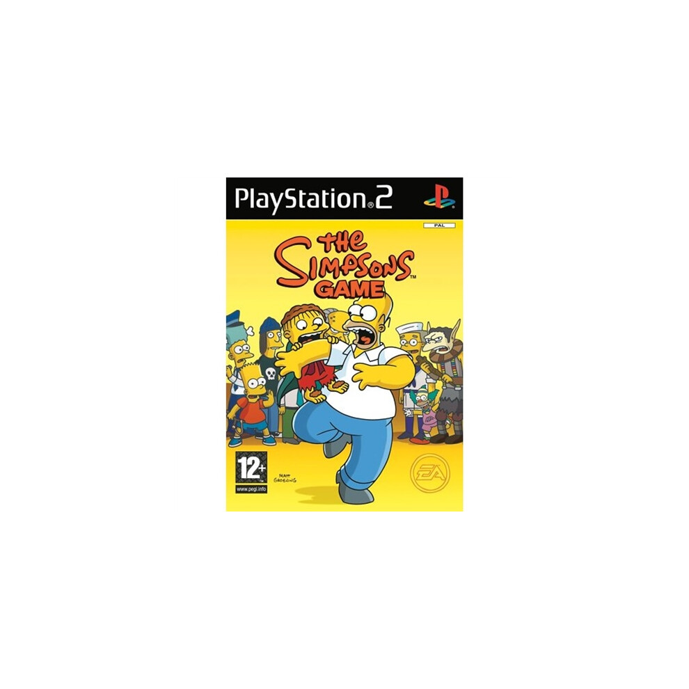 Simpsons Game Used Playstation 2 Game