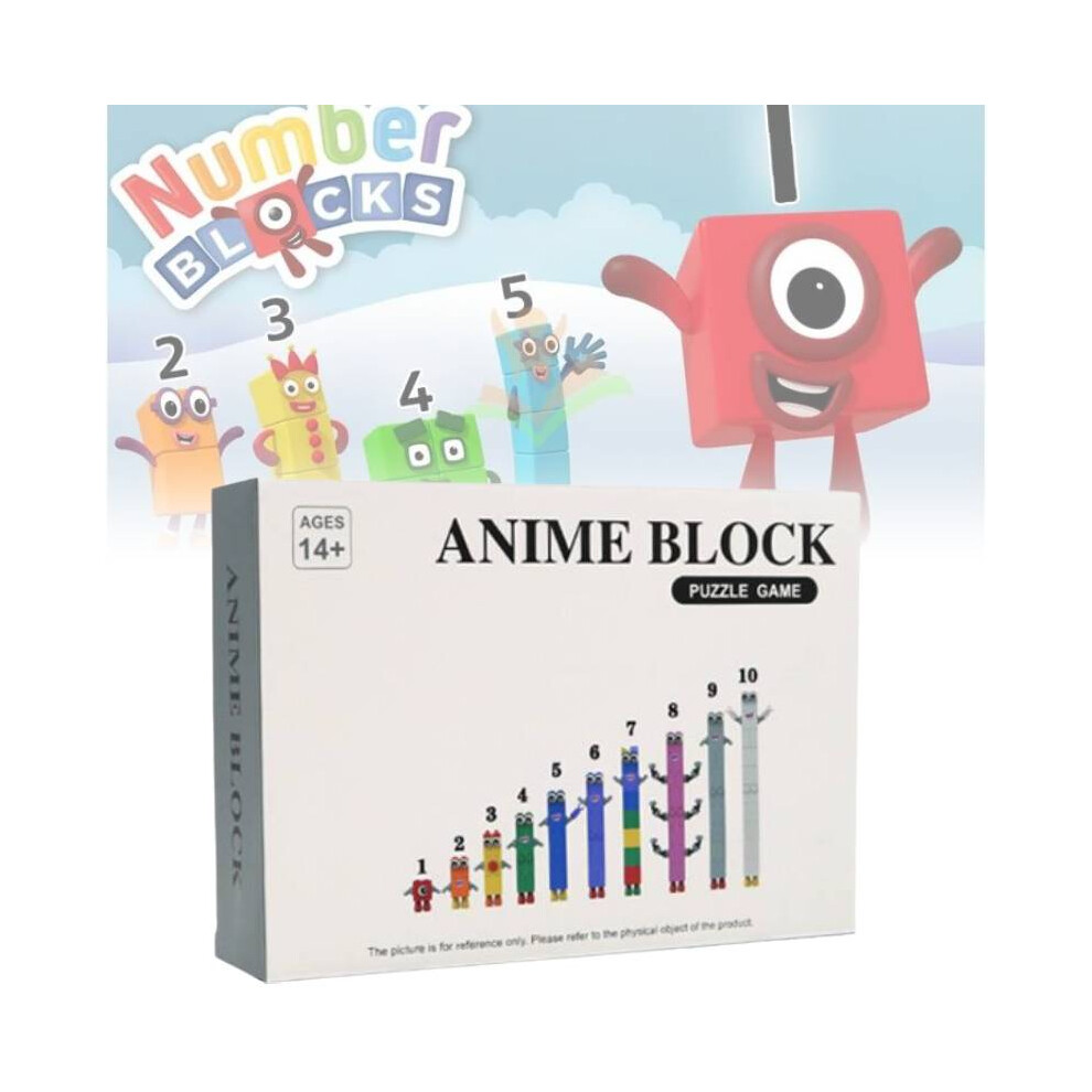 Numberblocks Educational Puzzle Toy Building Blocks Set Display Model Kids Gift