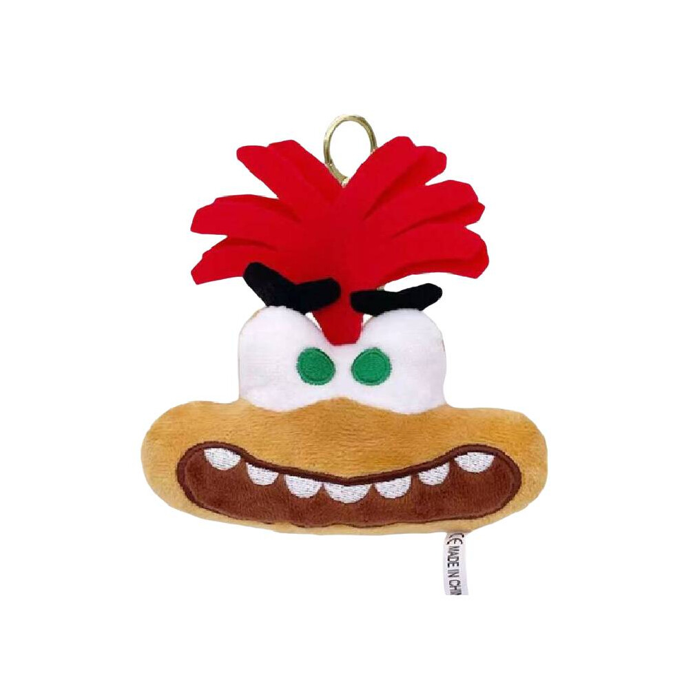(Anxiety) Inside Out 2 Character Joy Sadness Anger Fear Disgust Anxiety Plush Key Chain