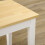 Homcom HOMCOM Wood Dining Bench Wooden Bench for 2 People, White 8