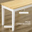 Homcom HOMCOM Wood Dining Bench Wooden Bench for 2 People, White 4