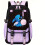 (A7) Stitch Pattern Large Capacity Backpack With Charging Port, Cartoon Theme School Bag 1