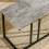 Homcom HOMCOM Dining Table Set, Concrete Effect  Table and Chairs for 4 People, Grey 8