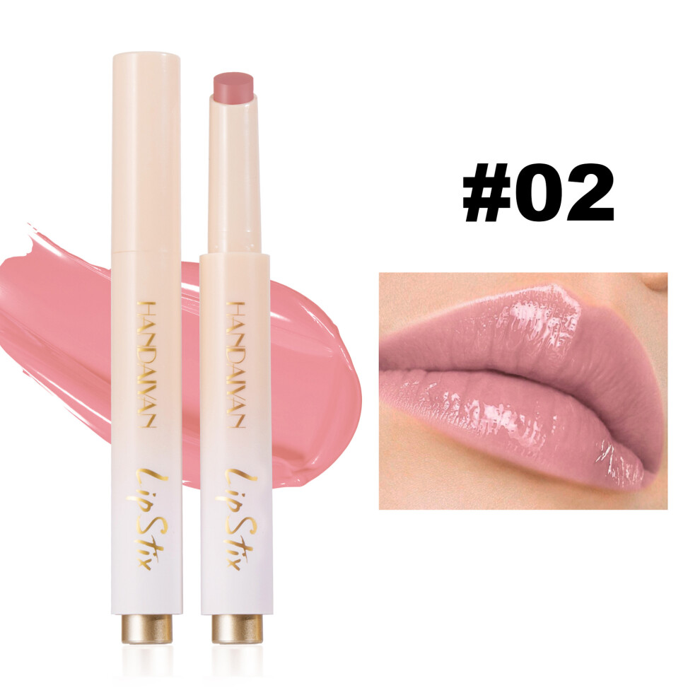 Not,Specified (02#) Press-On Lipsticks Moisturizing Shine Lip Makeup
