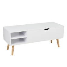 Modern Wooden Lift Top Coffee Table with Storage Living Room