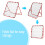 100 * 100 CM  Pro Rebounder Children's Football Net 3