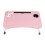 Living And Home Folding Laptop Table Stand USB Computer Desk Bed Picnic Stand Notebook Lap Trays 3