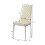 Living And Home PVC High Back Modern Dining Chairs Set of 2 3