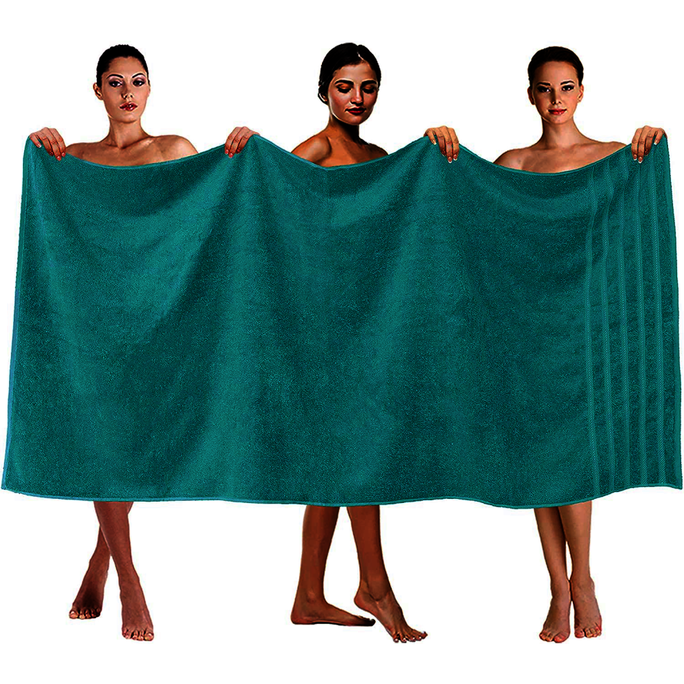 (Blue Lagoon) Extra Large Super Jumbo Bath Sheet Towel 100% Egyptian Cotton Bath Sheets