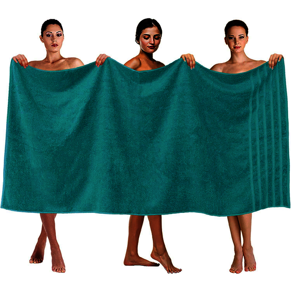 Textile Do (Blue Lagoon) Extra Large Super Jumbo Bath Sheet Towel 100% Egyptian Cotton Bath Sheets