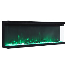 40 Inch 3 Side Electric Fireplace Borderless Electric Fireplace 1500W
