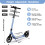 (Blue) Adult Kick Scooter with Double Shock Absorption 3