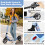 (Blue) Adult Kick Scooter with Double Shock Absorption 4