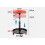 Garage Creeper Stool Roller Seat Adjustable Mechanic Car Bike Round 2