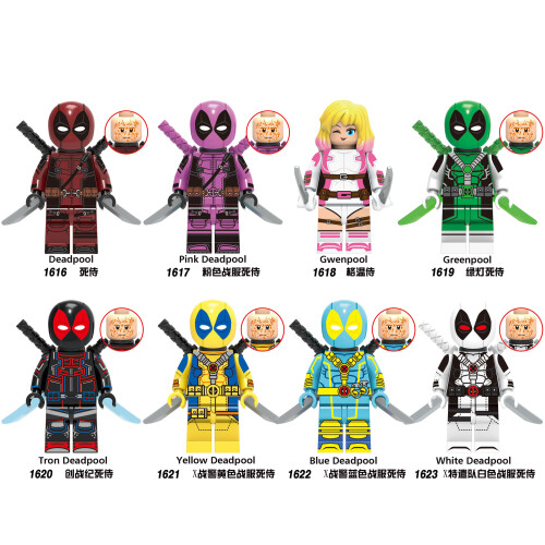 8PCS Marvel Deadpool Avengers Super Heroes Mini Figures Fit Lego Venom on OnBuy