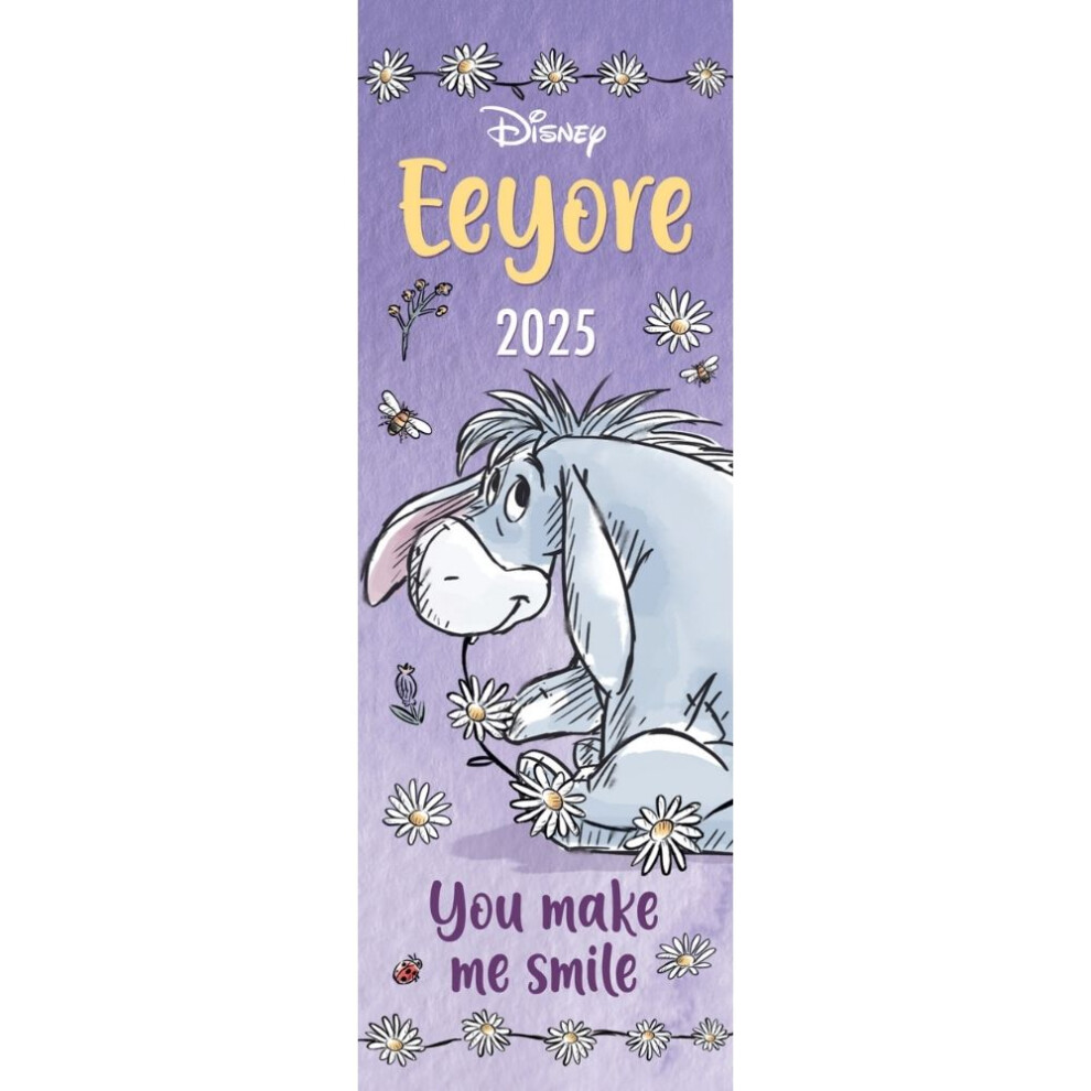 2025 Calendar Disney Eeyore Month View Slim Calendar Official Product