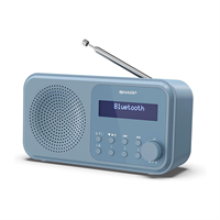 Radiowecker - Sharp - DR-P420 - Gereviseerd A+ - Bluetooth - USB/Accu Voeding - Wit