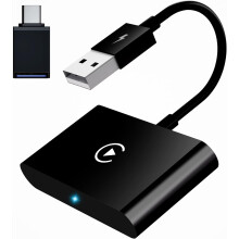 CarPlay Wireless Adapter for OEM Factory Wired CarPlay Cars, Wireless Carplay Adapter for iPhone, Wireless CarPlay Dongle Converts Wired to Wireless,