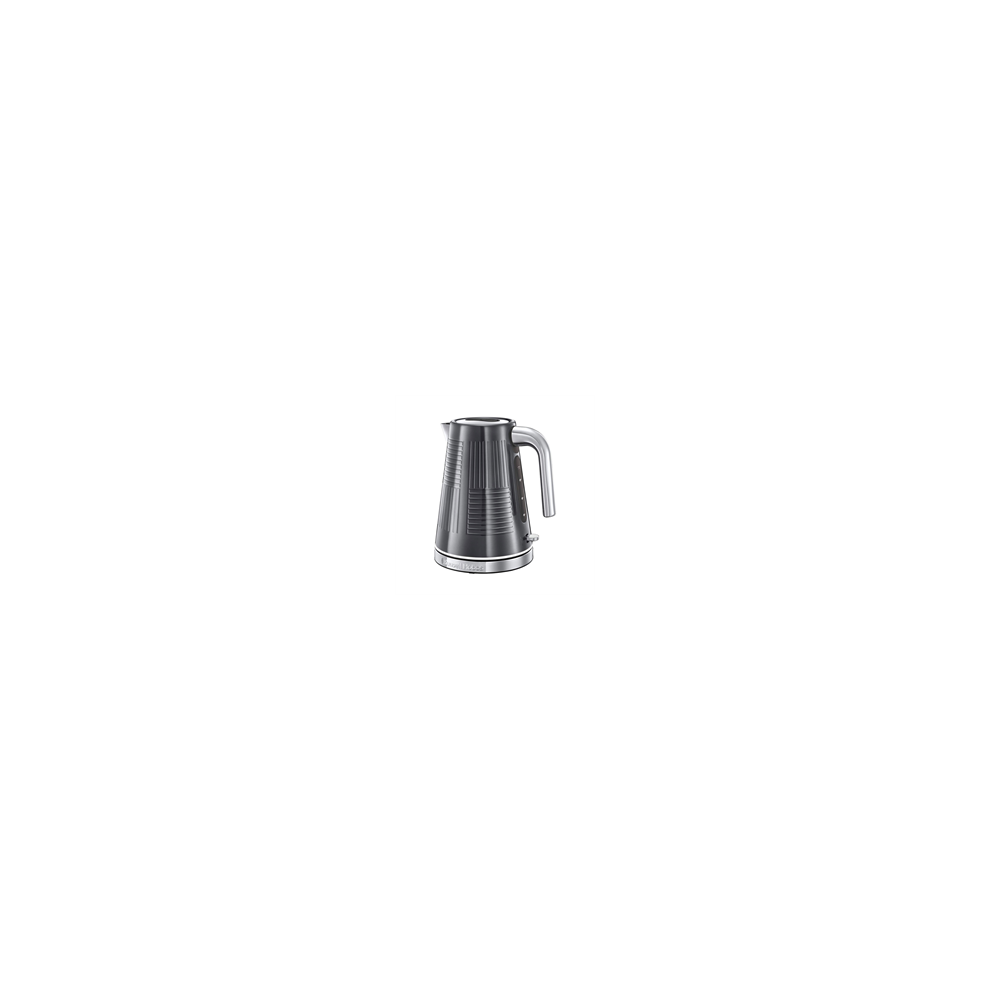 Russell Hobbs Geo Steel Cordless Electric Kettle 1.7 Litre - Silver