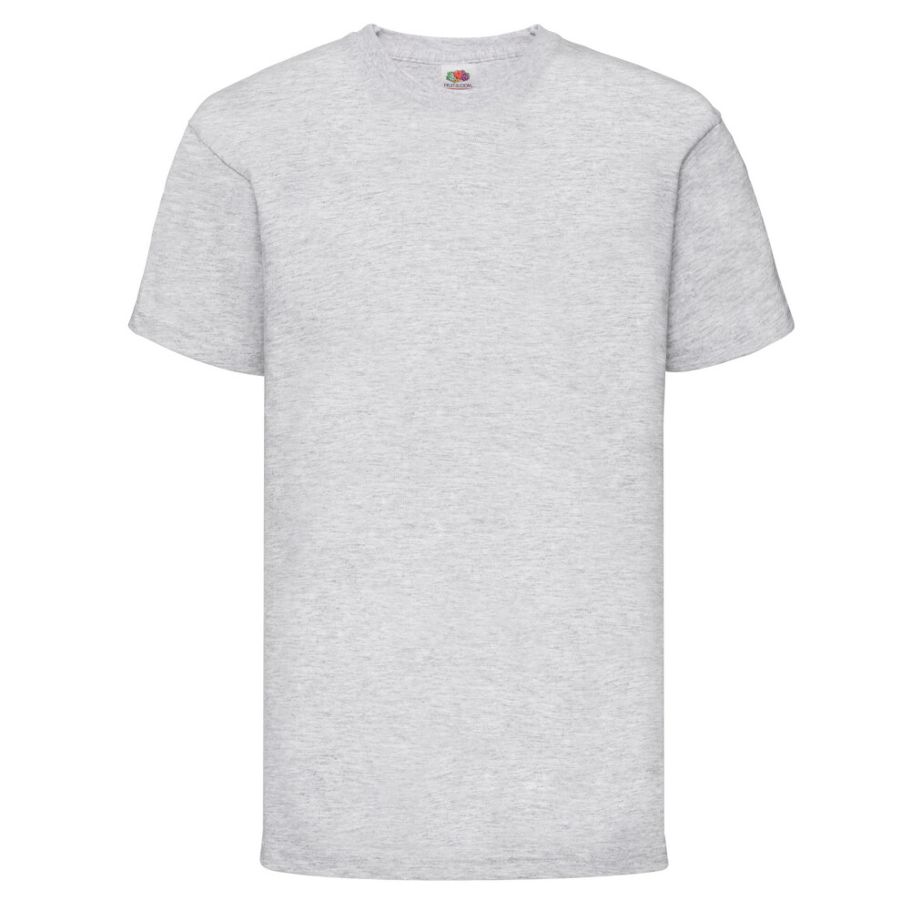 (5-6 Years, Grey) Fruit of the Loom Childrens/Kids Value Heather T-Shirt