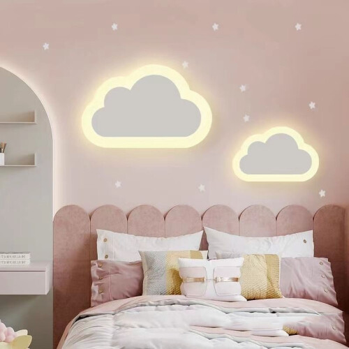 1PCS Cloud White Night Light Wall Mounted Ceiling  Lighting