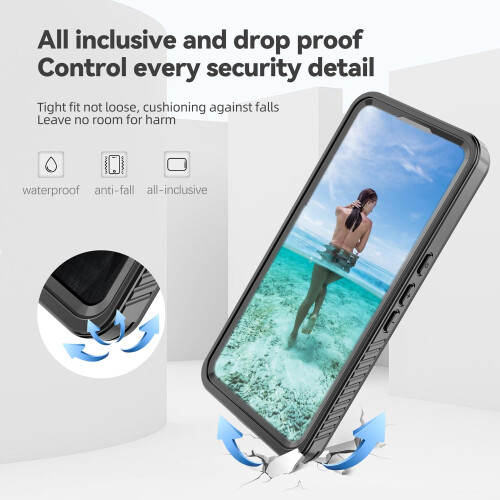 For Google Pixel 8 Pro Waterproof Shockproof 360 Full Body Cover Case 2