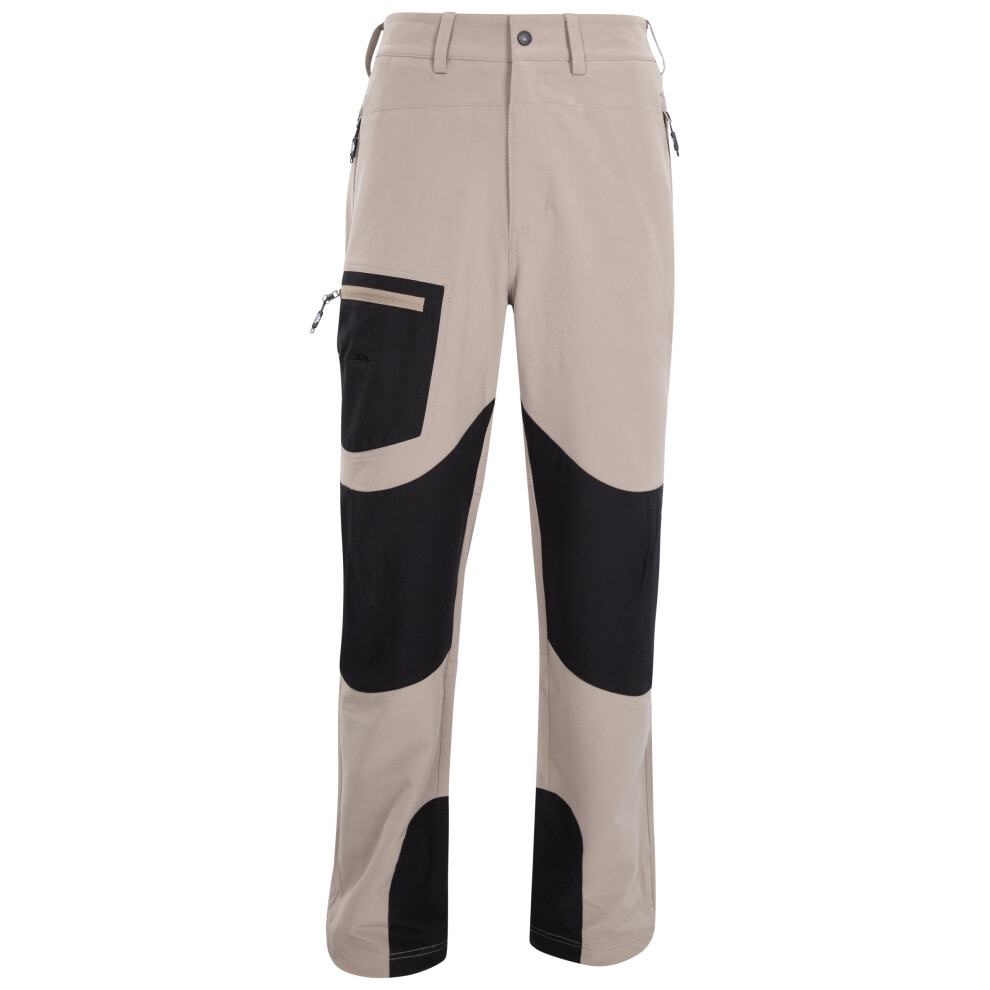 (XS, Bamboo) Trespass Mens Walking Trousers Cargo XXS