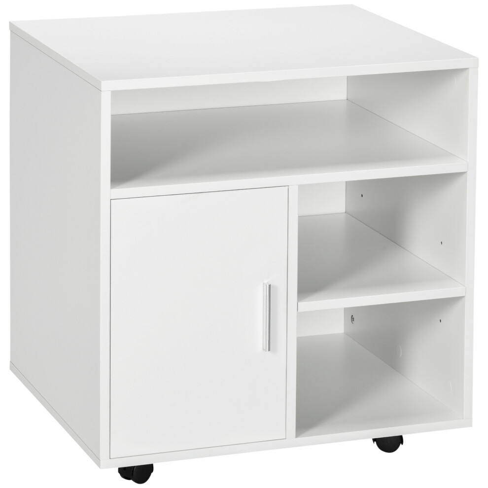 Freestanding Storage Cabinet Home Office Organisation 5 Compartments