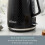Swan Swan Black Elegance Kettle, 4 Slice Toaster & 700W 20L Microwave Set 8