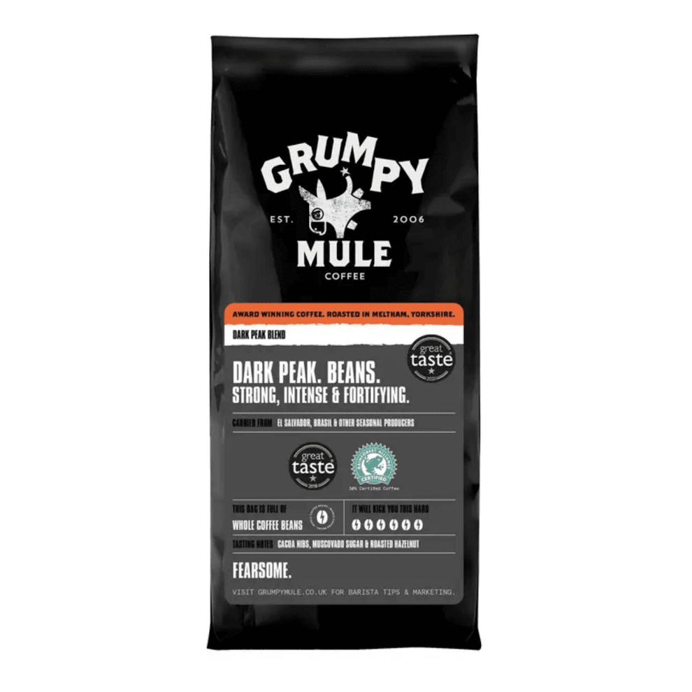 Grumpy Mule | Dark Peak Espresso Coffee Beans - 1kg