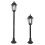 (Lamppost) Litecraft Neri Outdoor Black Lantern 7