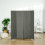 Homcom HOMCOM 4 Panel Folding Room Dividers for Wall, Privacy Screen Panels, Grey 6