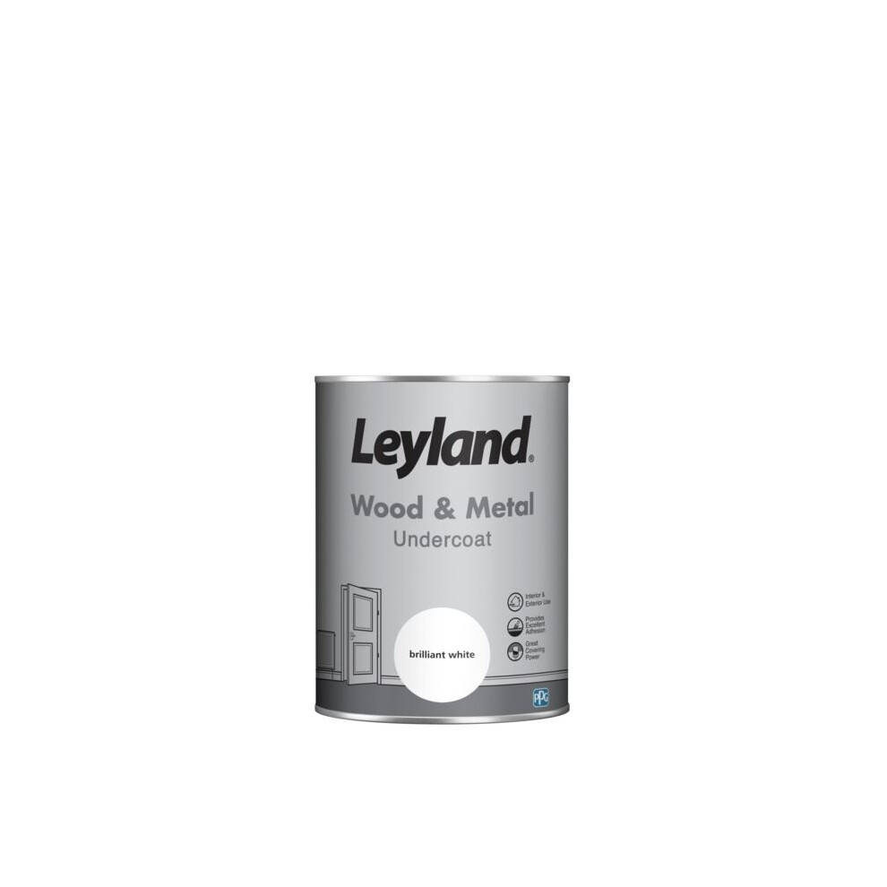 Leyland - Wood & Metal Undercoat 1.25L - Brilliant White
