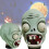 Ζόμπι Φυτά Vs Pvz Μάσκα Latex Απόκριες Prop Cosplay αξεσουάρ Headpiece Headpiece 9
