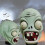 Ζόμπι Φυτά Vs Pvz Μάσκα Latex Απόκριες Prop Cosplay αξεσουάρ Headpiece Headpiece 3
