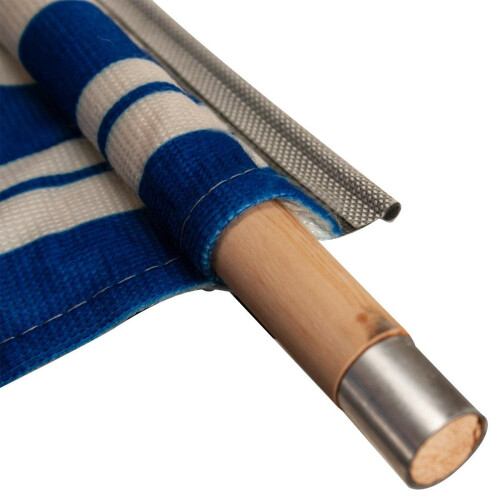 Deluxe 520cm 7 Pole Windbreak with Awning Channel Fitting - Blue 2