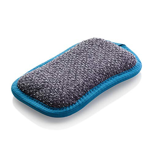 E-Cloth Washing Up Pad, Non-scratch Kitchen Scrub Sponge, Washable and Reusable, 100 Wash Promise, Yellow, 1 Pack