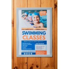 Pelltech A3 Self Adhesive Display Frames Silver Pack 5
