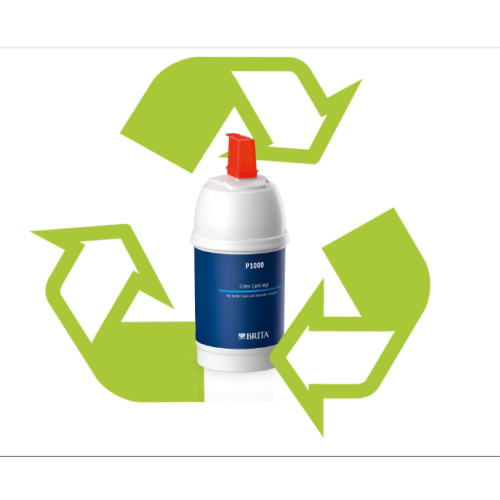 BRITA P1000 replacement filter cartridge for BRITA filter taps, reduces chlorine 1