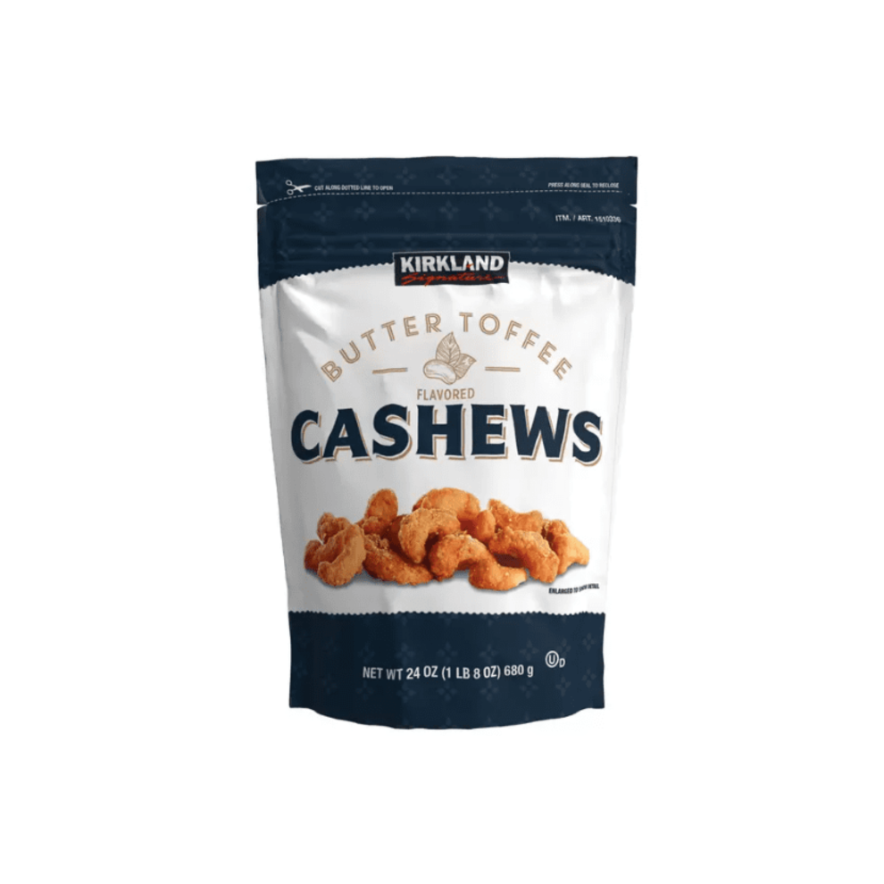 Kirkland Signature Butter Toffee flavoured Cashews 680g