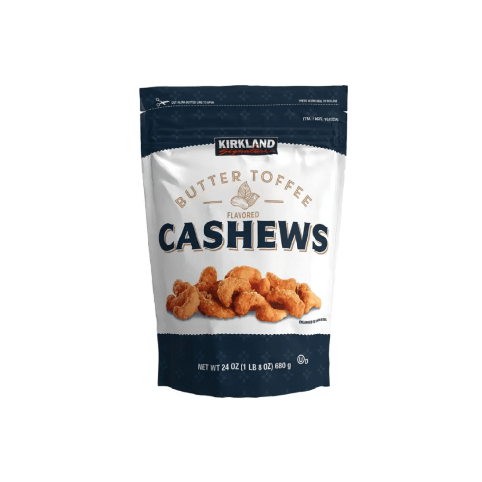 Kirkland Signature Butter Toffee Flavoured Cashews 680G