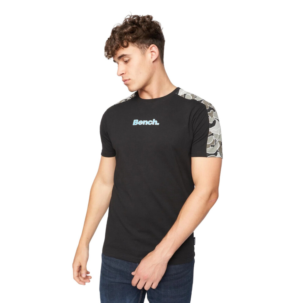 (XL, Black) Bench Mens Chuckles Camo T-Shirt